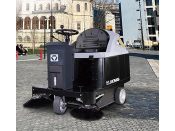 XCMG Official XGHD100 Ride on Sweeper and Scrubber Floor Sweeper Machine - Xe quét rác công nghiệp: hình 2
