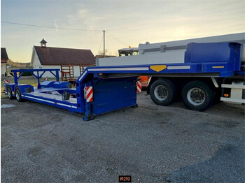 Broshuis 2 axle Lowboy trailer with extension for boat tran - Rơ moóc
