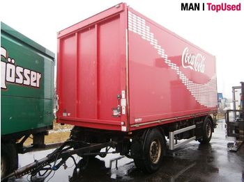 Orten 2-ACHS-DREHSCHEMEL-ANHÄNGER Getränke - Rơ moóc hộp kín