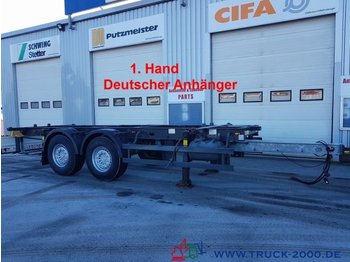 Schmitz ZWF18 BDF Tandem 1.Hand SAF Achsen Scheibenbrems - Xe chở container/ Rơ moóc hoán đổi thân