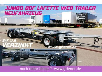 Web-Trailer JUMBO / MAXI BDF 7,15/7,45 LAFETTE 960 mm höhe  - Xe chở container/ Rơ moóc hoán đổi thân