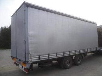 Krukenmeier TANDEMANH., 7,36 M, EDSCHA, DURCHLADE, PORTALTÜR - Rơ moóc mui bạt