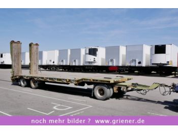 Goldhofer TU 3/24/80 / BLATT / hydraulische rampen  - Rơ moóc thùng thấp