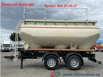  Tonne Spitzer Silo 21.50 m³ Staub.- Rieselgüter - Rơ moóc bồn