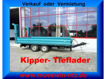 Obermaier OS2-TZ105S Tandem 3- Seiten Kipper + Tieflader  - Rơ moóc ben