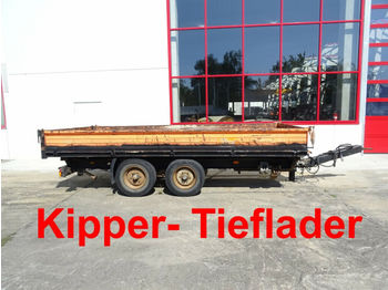 Obermaier UNTD 105A Tandemkipper- Tieflader  - Rơ moóc ben