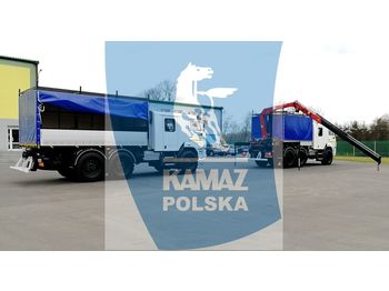 KAMAZ 6x6 SERVICE CAR - Xe tải thùng mui bạt