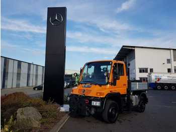Mercedes-Benz UNIMOG U300 4x4 Hydraulik Standheizung Klima  - Xe tải thùng lửng/ Phẳng