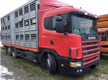 SCANIA 124 360 - Xe tải chở gia súc