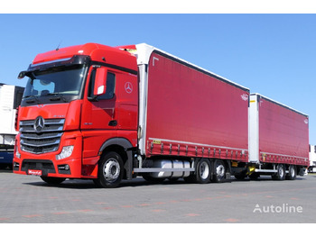 Xe tải thùng mui bạt MERCEDES-BENZ Actros 2548
