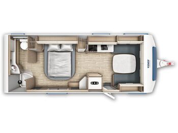 Rơ moóc kiểu caravan mới Fendt 650 SFD Tendenza 2023: hình 1