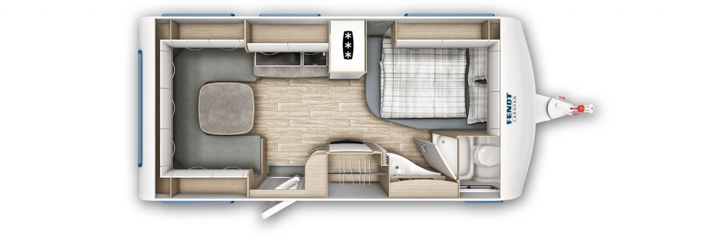Rơ moóc kiểu caravan mới Fendt Bianco Selection 465 SFB Modell 2024: hình 2
