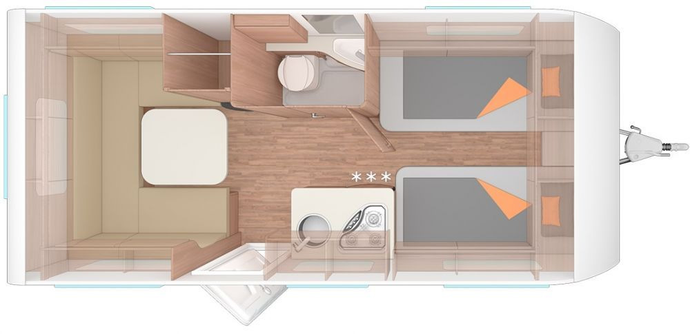 Rơ moóc kiểu caravan mới Weinsberg CaraOne 480 EU Modell 2023: hình 2