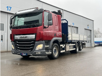 Xe tải thùng lửng/ Phẳng, Xe cẩu tự hành Brädgårdsbil DAF CF 370  FAN -2018 | Palfinger PK 19.001: hình 1