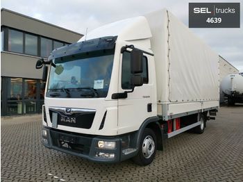 Xe tải thùng mui bạt MAN TGL 8.220 4X2 BL/Ladebord./ Rückfahrkamera/ Navi: hình 1