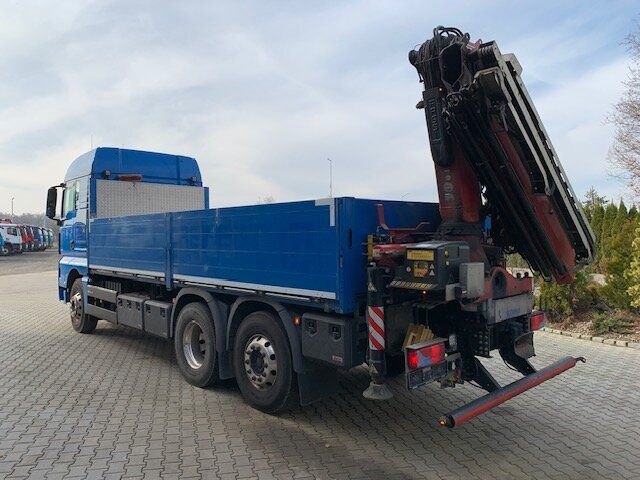 Xe tải thùng lửng/ Phẳng MAN TGX 26.440 Volluft 6x2 Pritsche Kran FASSI F215: hình 6