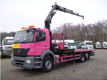 Xe tải thùng lửng/ Phẳng, Xe cẩu tự hành Mercedes Axor 2529 6x2 RHD + Hiab XS144 B-3 HiDuo: hình 1