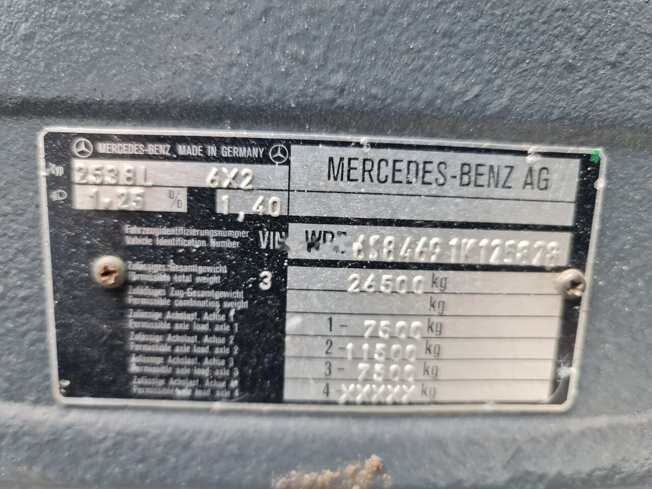 Xe tải thùng lửng/ Phẳng Mercedes-Benz 2638 SK: hình 11