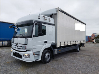 Xe tải thùng mui bạt Mercedes-Benz Atego 1230 Gardine Edscha Euro 6 4x2 (6): hình 1