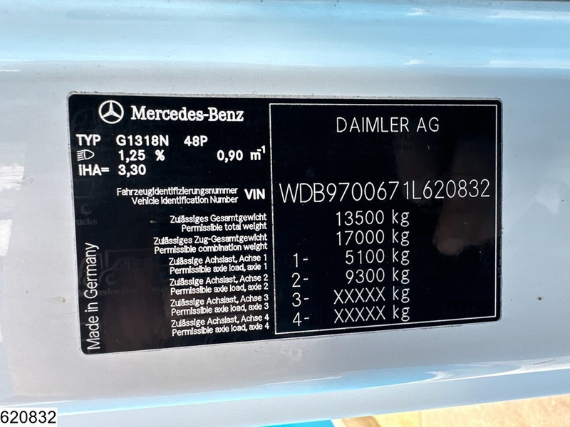 Xe tải hộp Mercedes-Benz Atego 1318 EURO 5, Manual: hình 6