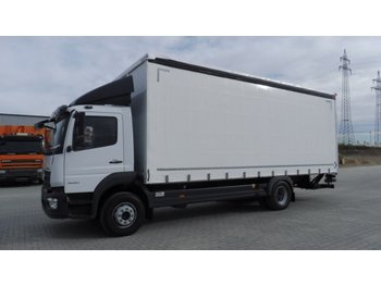 Xe tải thùng mui bạt mới Mercedes-Benz Atego 1630L Tautliner LBW, AHK Mietkauf möglich: hình 1