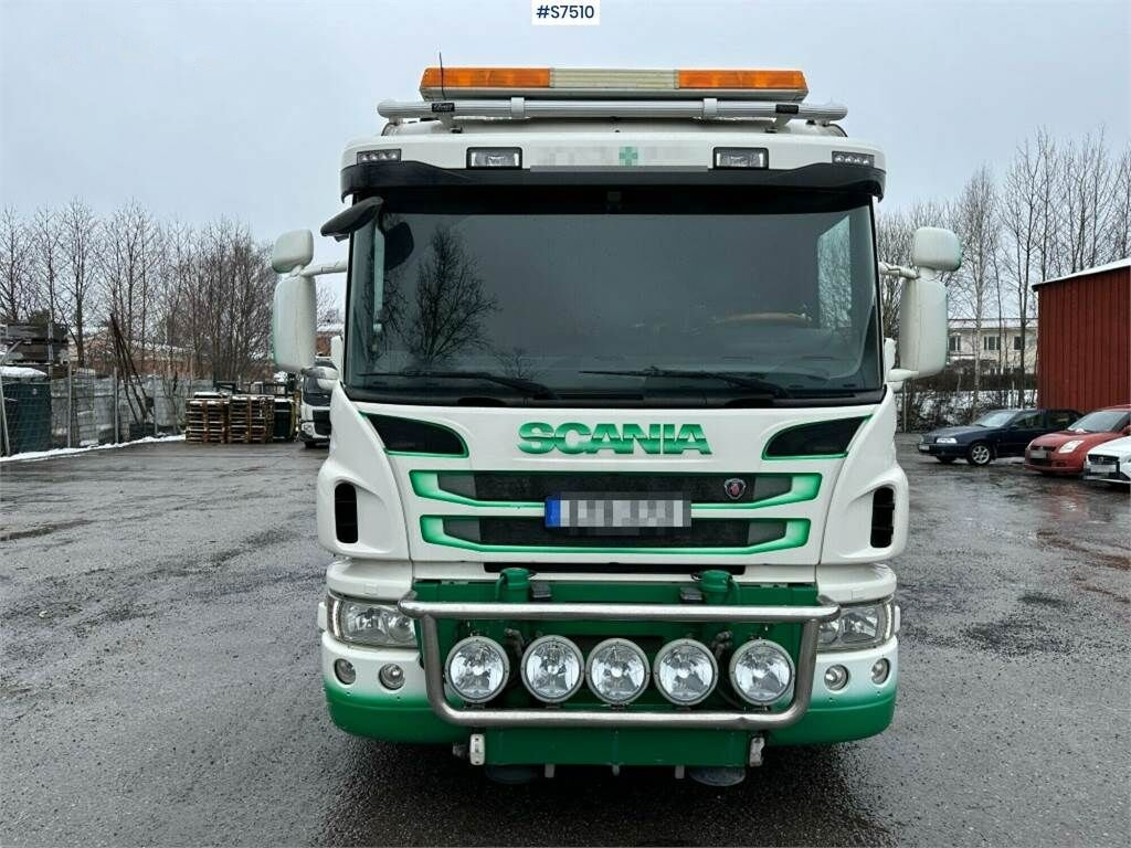 Xe tải nâng móc, Xe cẩu tự hành Scania P410 8X2 Hook truck with HIAB 622 E-8 HIPRO Crane: hình 20