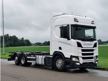 Xe chở container/ Xe tải hoán đổi thân Scania R450 6x2*4 led retarder: hình 5