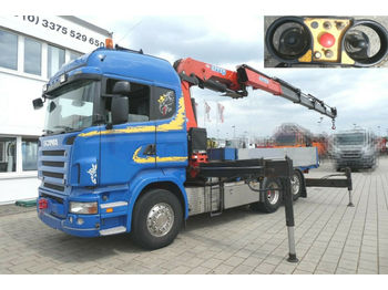 Xe tải thùng lửng/ Phẳng Scania R 500 L 6x2 Pritsche Kran Schalter,V8 Motor ,Eff: hình 1