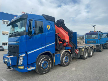 Xe tải thùng lửng/ Phẳng Volvo FH 500 8x4 Palfinger PK 92002-SHF + JIB bis 31 m: hình 1