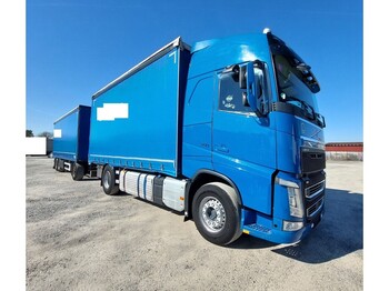Xe tải thùng mui bạt Volvo FH 500 Edscha Gardine Stapleraufnahme AHK: hình 1