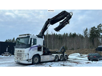 Xe tải nâng móc, Xe cẩu tự hành Volvo FH 84 TR Tridem Crane truck with HIAB X-HIPRO 408: hình 1