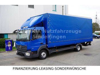 Xe van thùng mui bạt Mercedes-Benz Atego 818L Pritsche 7,23m LBW Klima Euro-6: hình 1
