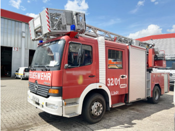 Mercedes-Benz 1528 F 4x2 1528 F 4x2 DLK 12/9 LF, Metz, Staffel, LF, Drehleiter mit Korb - Xe tải cứu hỏa: hình 1