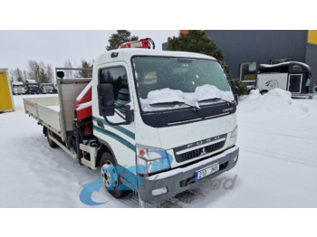 MITSUBISHI FUSO CANTER + crane - Xe tải thùng lửng/ Phẳng: hình 2