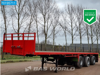 Floor FLO-12-202 3 axles Liftachse Lenkachse NL-Trailer Hardwoord BPW - Sơ mi rơ moóc thùng lửng/ Phẳng: hình 1
