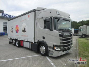 SCANIA R 450 B6x2LB Edscha / Alcoa - Xe tải thùng mui bạt: hình 1