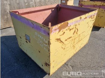 Jage Crane Tipping Container 3500kg - Thùng chứa công nghiệp: hình 1