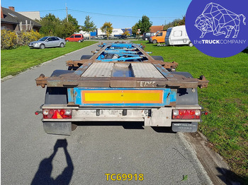 Xe chở container/ Sơ mi rơ moóc hoán đổi thân DESOT: hình 2