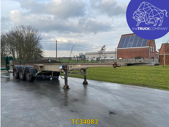 Xe chở container/ Sơ mi rơ moóc hoán đổi thân General Trailer: hình 2