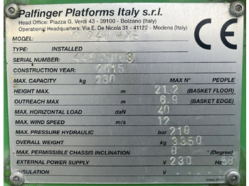 Nền bục trên không gắn trên xe tải Nissan Cabstar Zwyżka Podmośnik Koszowy PALFINGER P240 AXE UDT: hình 4 Nền bục trên không gắn trên xe tải Nissan Cabstar Zwyżka Podmośnik Koszowy PALFINGER P240 AXE UDT: hình 4