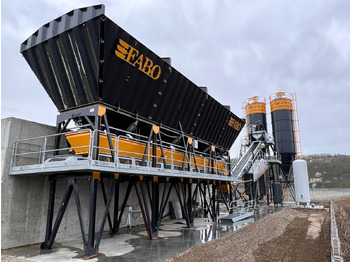 Trạm trộn bê tông mới FABO COMPACT-60 CONCRETE PLANT | CONVEYOR TYPE: hình 1