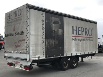 Rơ moóc mui bạt KRUKENMEIER Tandemanhänger TLPS 11, Edscha, 7,2 m Schiebeplane: hình 1