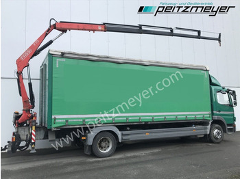 Xe tải thùng mui bạt, Xe cẩu tự hành MERCEDES-BENZ Atego 1224 L Pritsche m. Heckkran Funk 4 x hydraulisch: hình 4