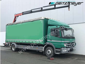 Xe tải thùng mui bạt, Xe cẩu tự hành MERCEDES-BENZ Atego 1224 L Pritsche m. Heckkran Funk 4 x hydraulisch: hình 2