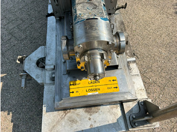 Máy móc công nghiệp Ingersoll Rand Drum stp 20/106/10 liquid stainless rotary lobe tanker pomp + electro energie 380 v: hình 3