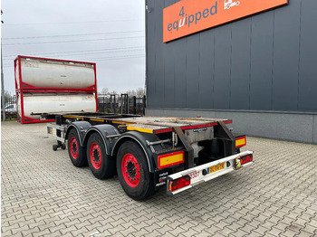 Xe chở container/ Sơ mi rơ moóc hoán đổi thân Burg 20FT ADR (EX/II, EX/III, FL, AT) Chassis, leeggewicht: 3.690kg, SAF INTRADISC, 2x Liftaxle, NL-chassis, APK: 08-2025: hình 3