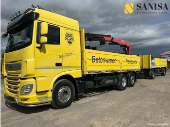 Cho thuê DAF XF 480/HMF 2530 L-CR Kran/Lenk/Lift/Baustoff  DAF XF 480/HMF 2530 L-CR Kran/Lenk/Lift/Baustoff: hình 3