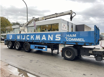 Sơ mi rơ moóc thùng lửng/ Phẳng Kwb STEENOPLEGGER KRAAN HIAB R130-F2 - 2x EXT + ROTATOR -  2x STUURASSEN - SCHIJFREMMEN - SAF ASSEN: hình 5