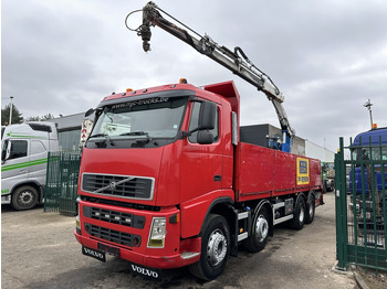 Xe tải thùng lửng/ Phẳng, Xe cẩu tự hành Volvo FH 400 8X4 + HIAB 130 R - STEEL SPRING / BLATT / BALLIESTAS - I SHIFT - BELGIAN TRUCK: hình 3