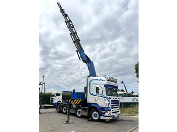 Xe đầu kéo Scania R500 8x2 ZSM + KRAN 100Tm! PALFINGER PK100002 G 8x + 1 ME - RETARDER - ALCOA DURA BRIGHT - LIFT + STEERING - 5/6 HYDR F - TÜV 05/2026 - TOP CONDITION: hình 5